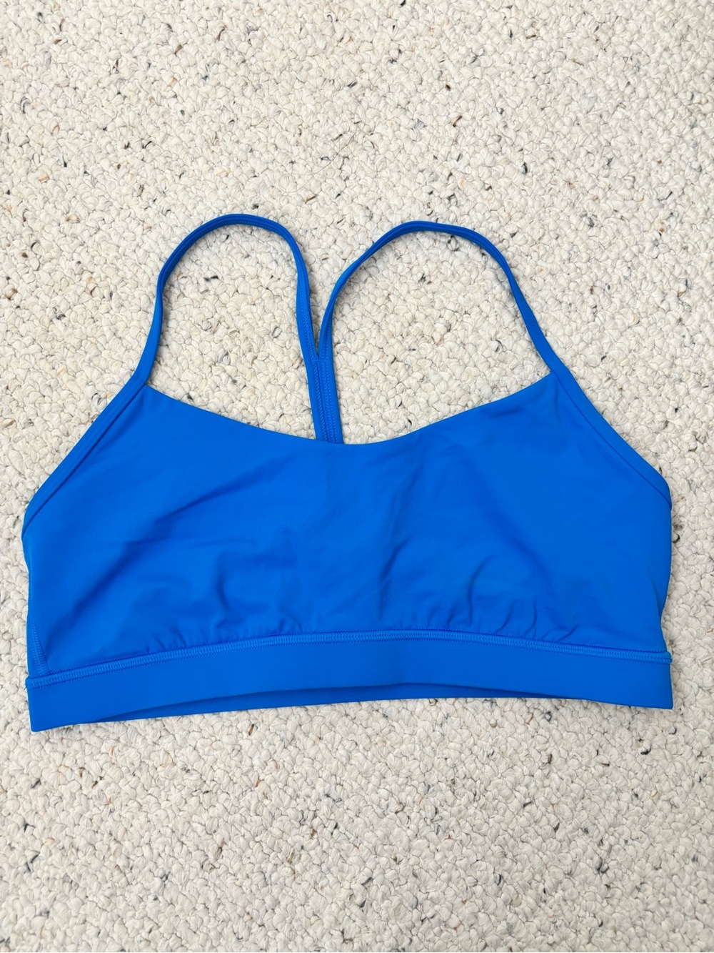 lululemon athletica Bright Blue Strappy Sports Bralette